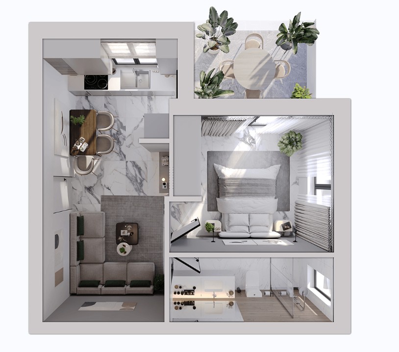 Studio a Limassol, Cipro, 47 m² - foto 7