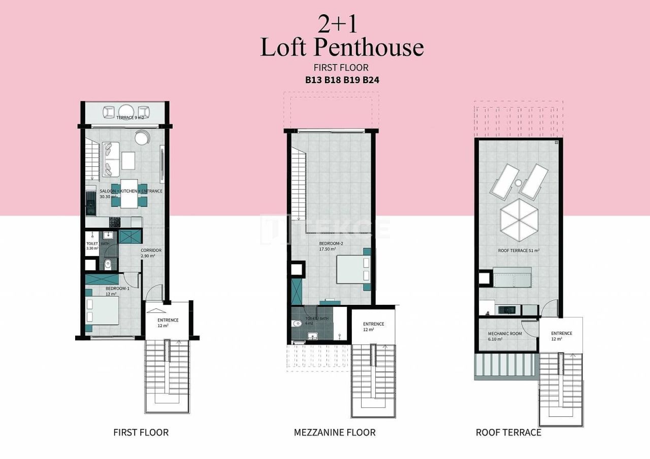 Apartamento en Kyrenia, Chipre, 66 m² - imagen 9