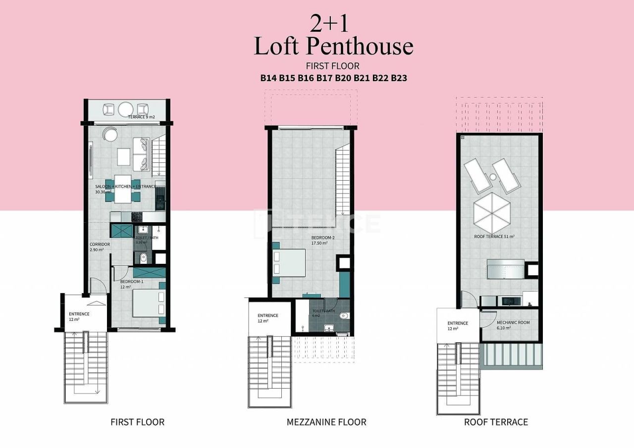 Apartment in Kyrenia, Cyprus, 89 m² - picture 10