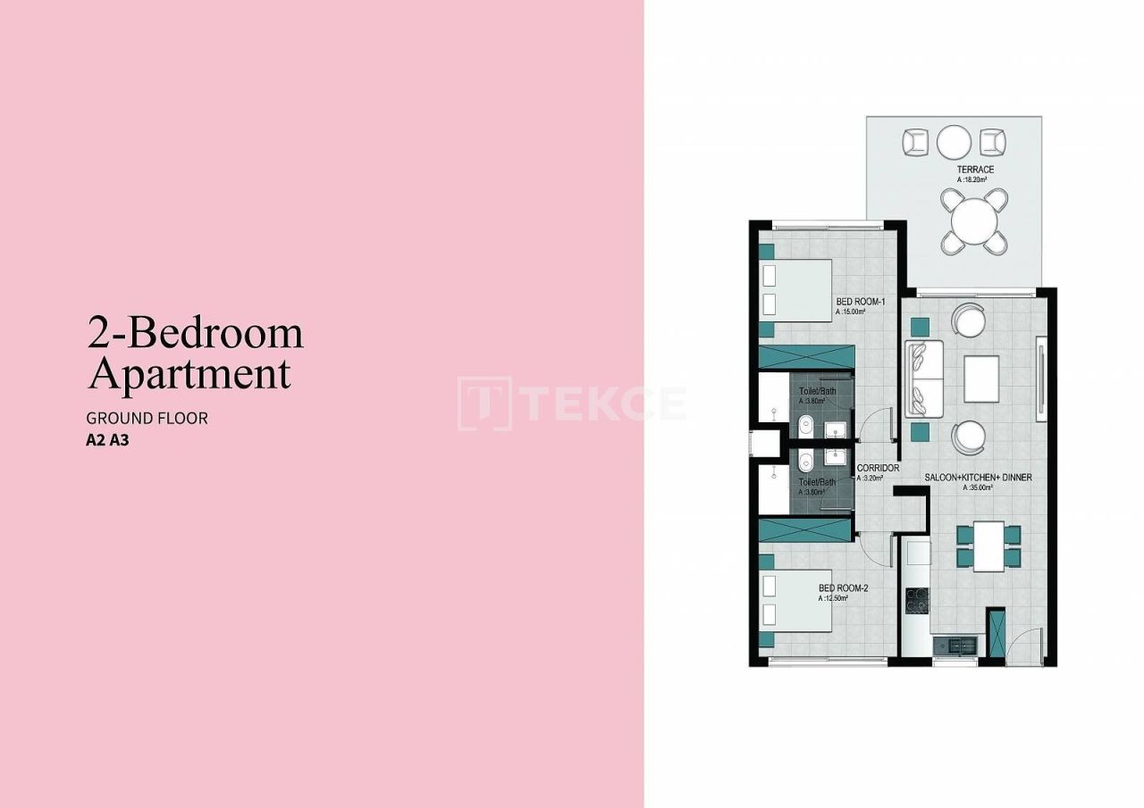 Apartamento en Kyrenia, Chipre, 66 m² - imagen 12