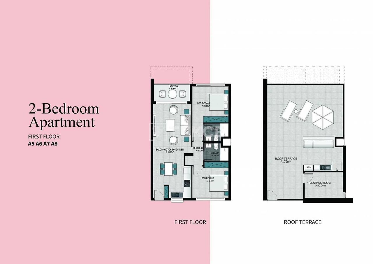 Apartment in Kyrenia, Cyprus, 89 m² - picture 13