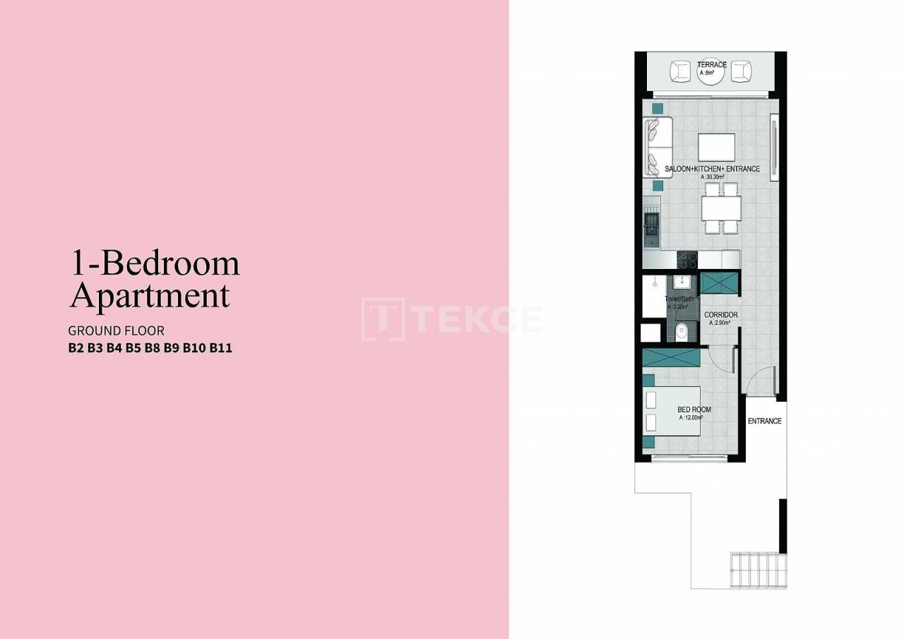 Apartamento en Kyrenia, Chipre, 66 m² - imagen 15