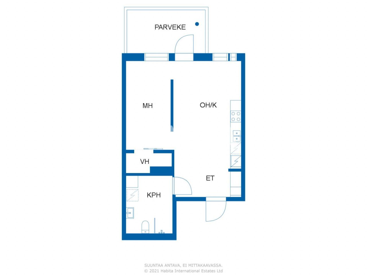 Appartamenti a Sipoo, Finlandia, 40 m² - foto 2