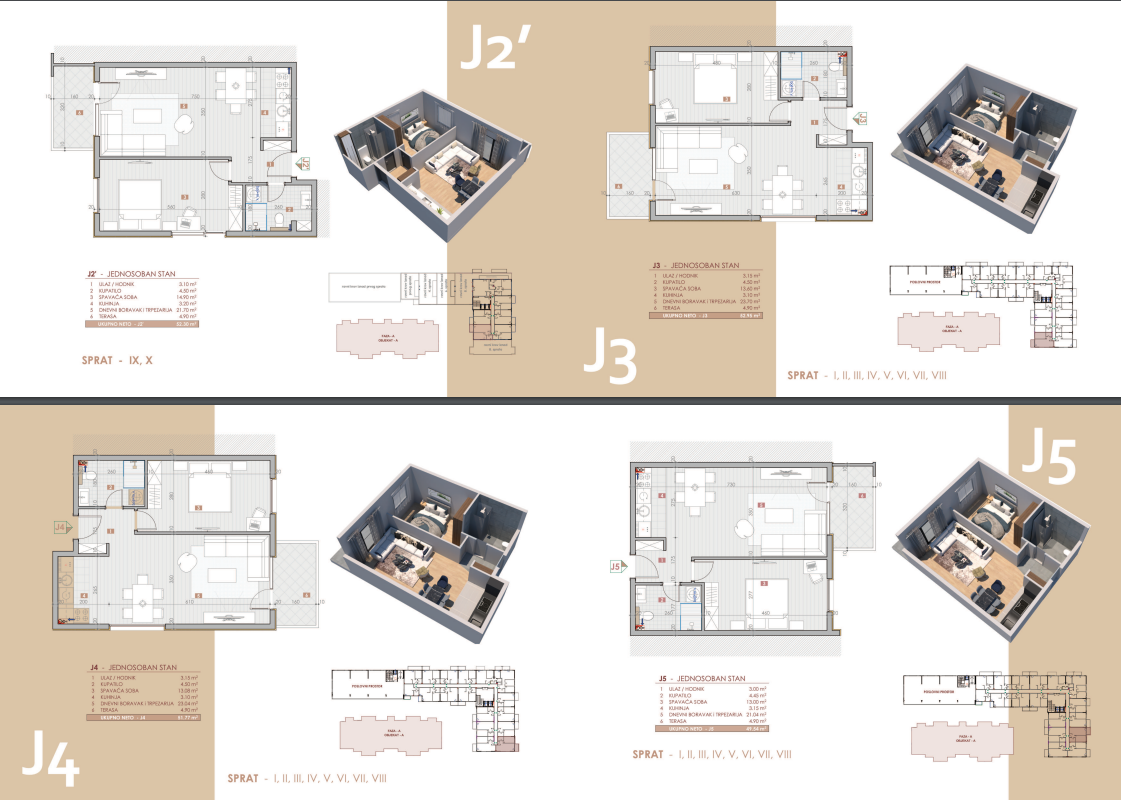 Piso en el Bar, Montenegro, 53 m² - imagen 2