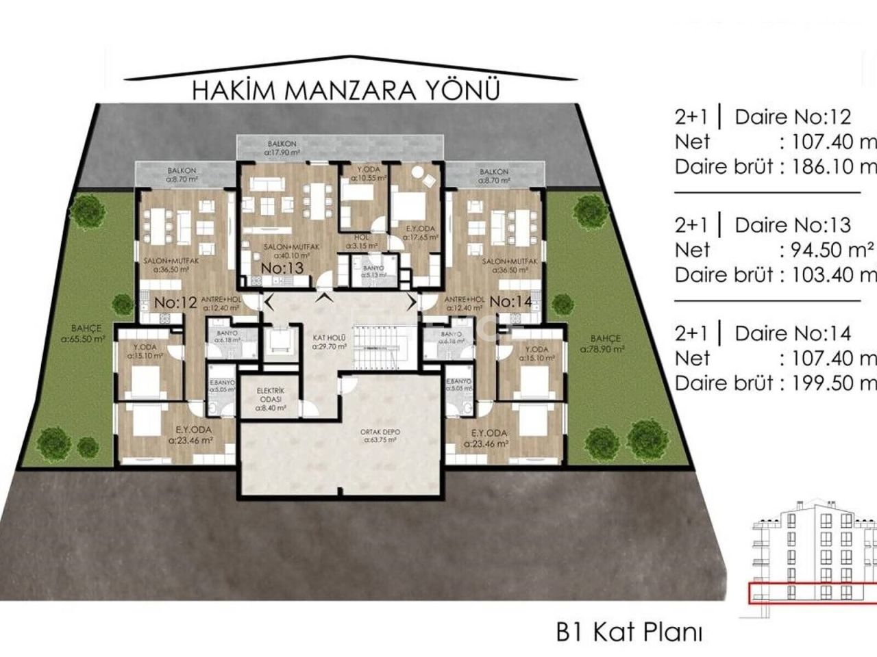 Apartment Mudanya, Türkei, 138 m² - Foto 14