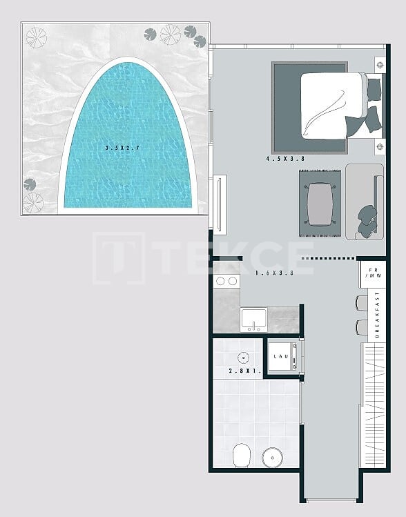 Apartment in Dubai, VAE, 113 m² - Foto 14
