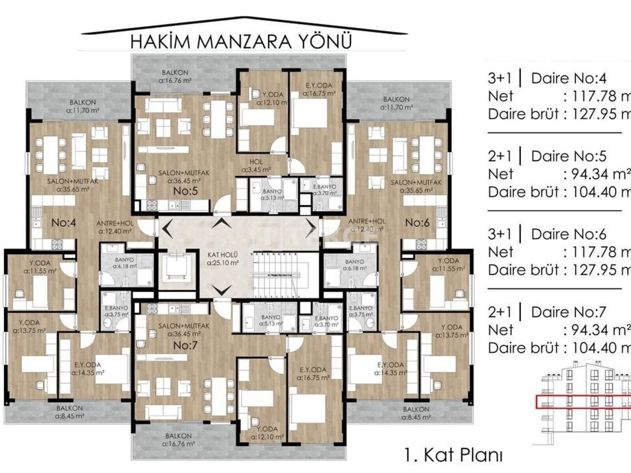 Apartment Mudanya, Türkei, 138 m² - Foto 15