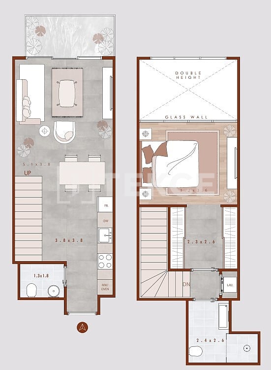 Apartment in Dubai, VAE, 113 m² - Foto 16