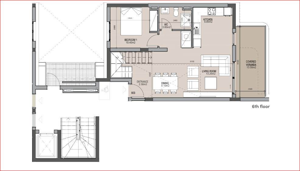 Maisonette en Atenas, Grecia, 121 m² - imagen 2