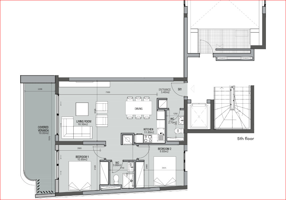 Flat in Athens, Greece, 76 m² - picture 2