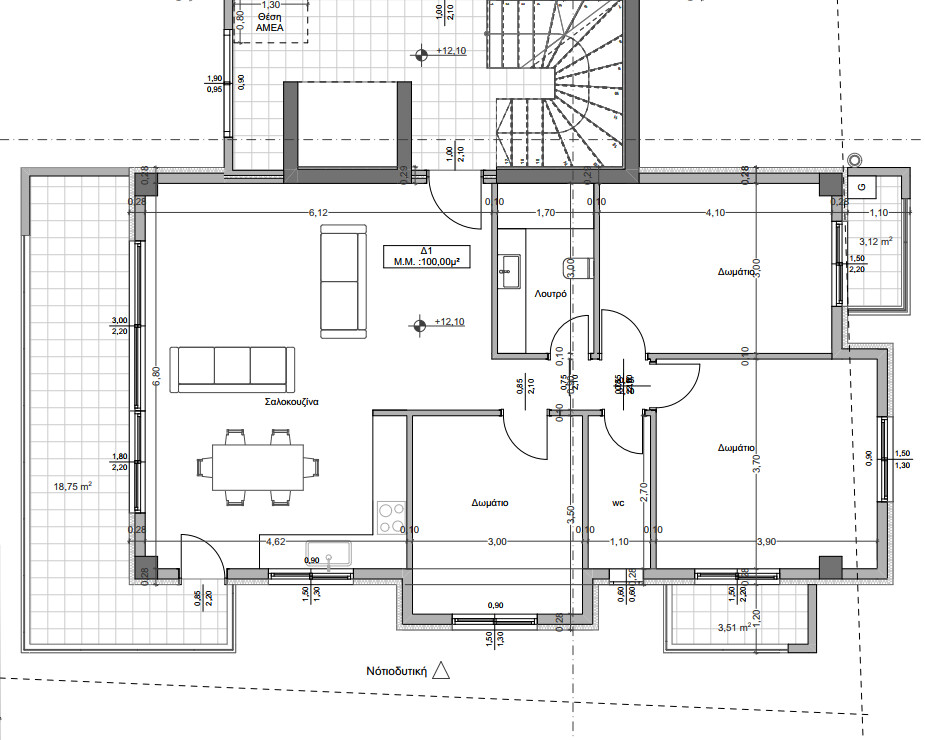 Appartamenti a Salonicco, Grecia, 130 m² - foto 2