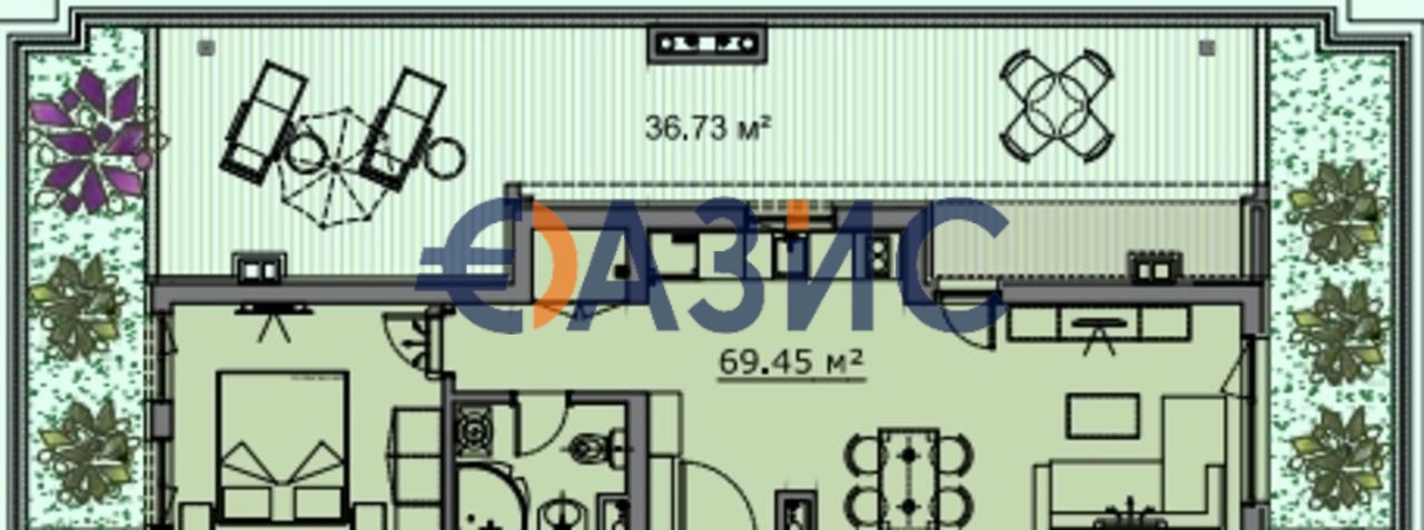 Appartement à Slantchev Briag, Bulgarie, 107.2 m² - image 1