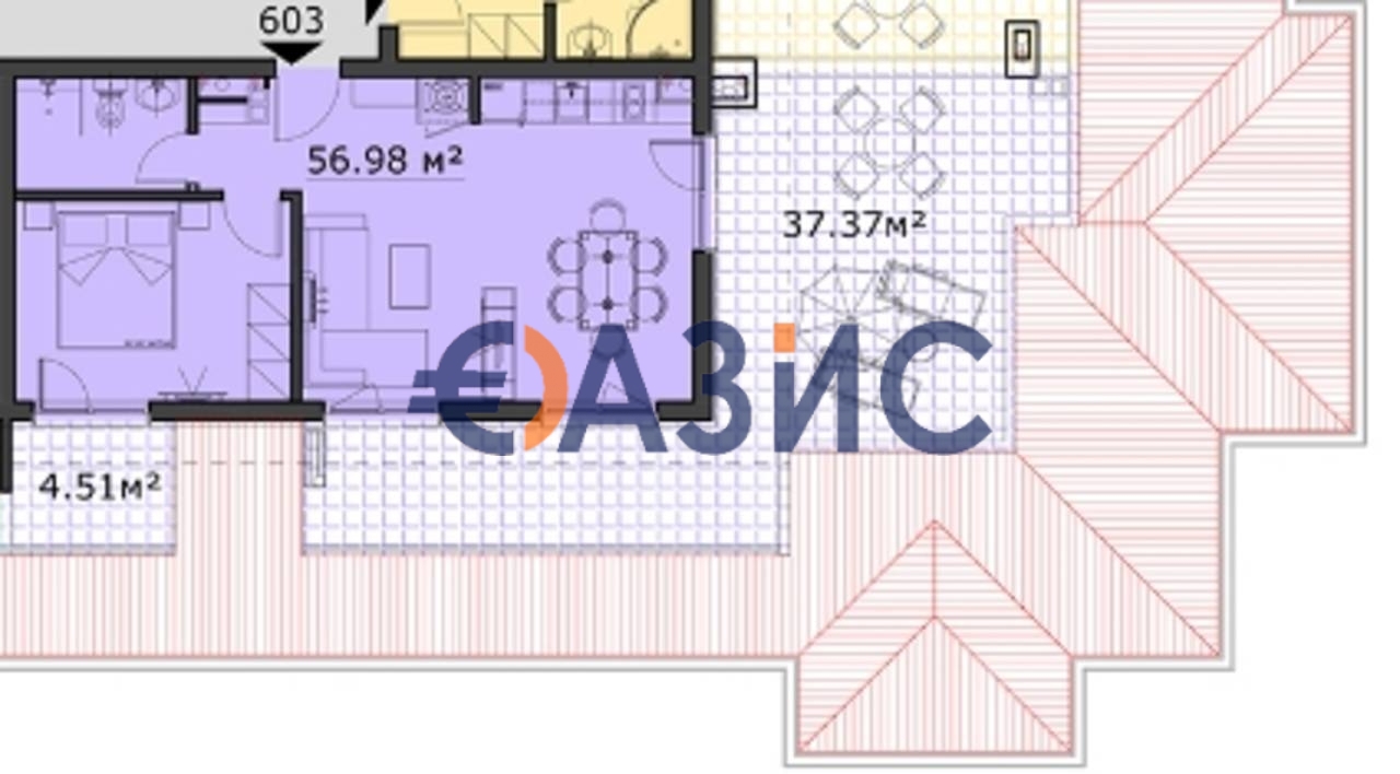 Appartamenti a Spiaggia assolata, Bulgaria, 99.5 m² - foto 4