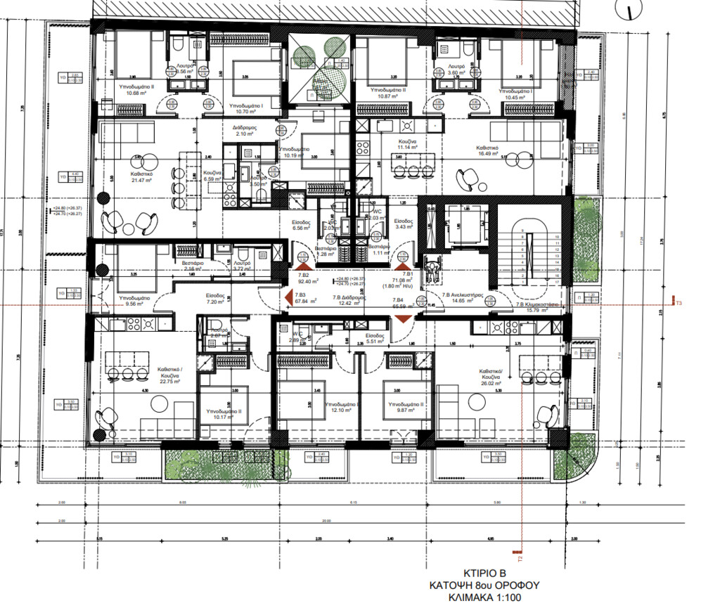 Flat in Thessaloniki, Greece, 84 m² - picture 4