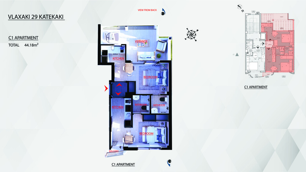 Piso en Atenas, Grecia, 44 m² - imagen 5