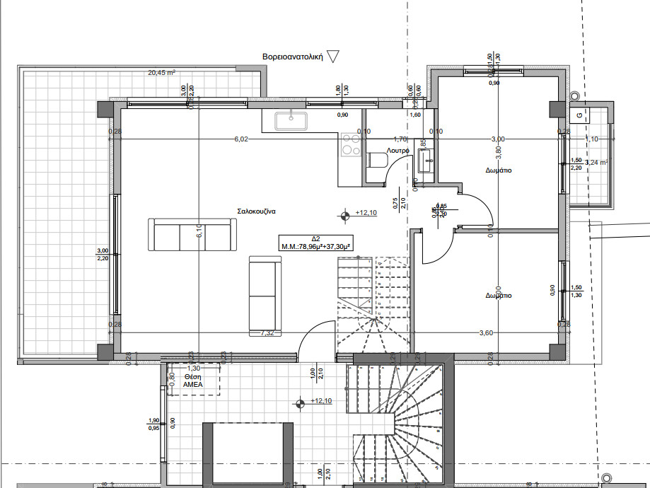 Maisonette in Thessaloniki, Greece, 155 m² - picture 5