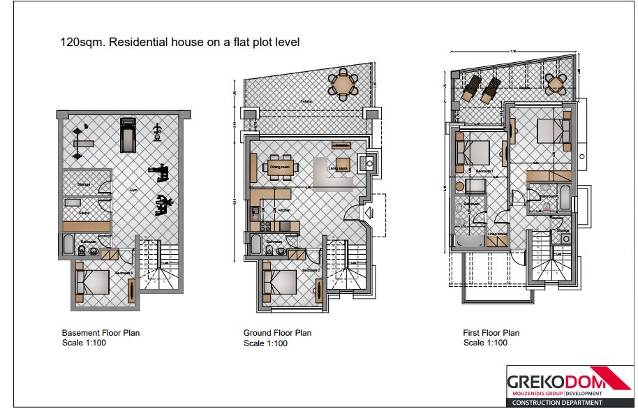 Villa in Sithonia, Griechenland, 132 m² - Foto 9