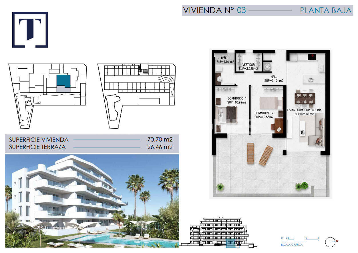 Appartement à Pilar de la Horadada, Espagne, 70 m² - image 10