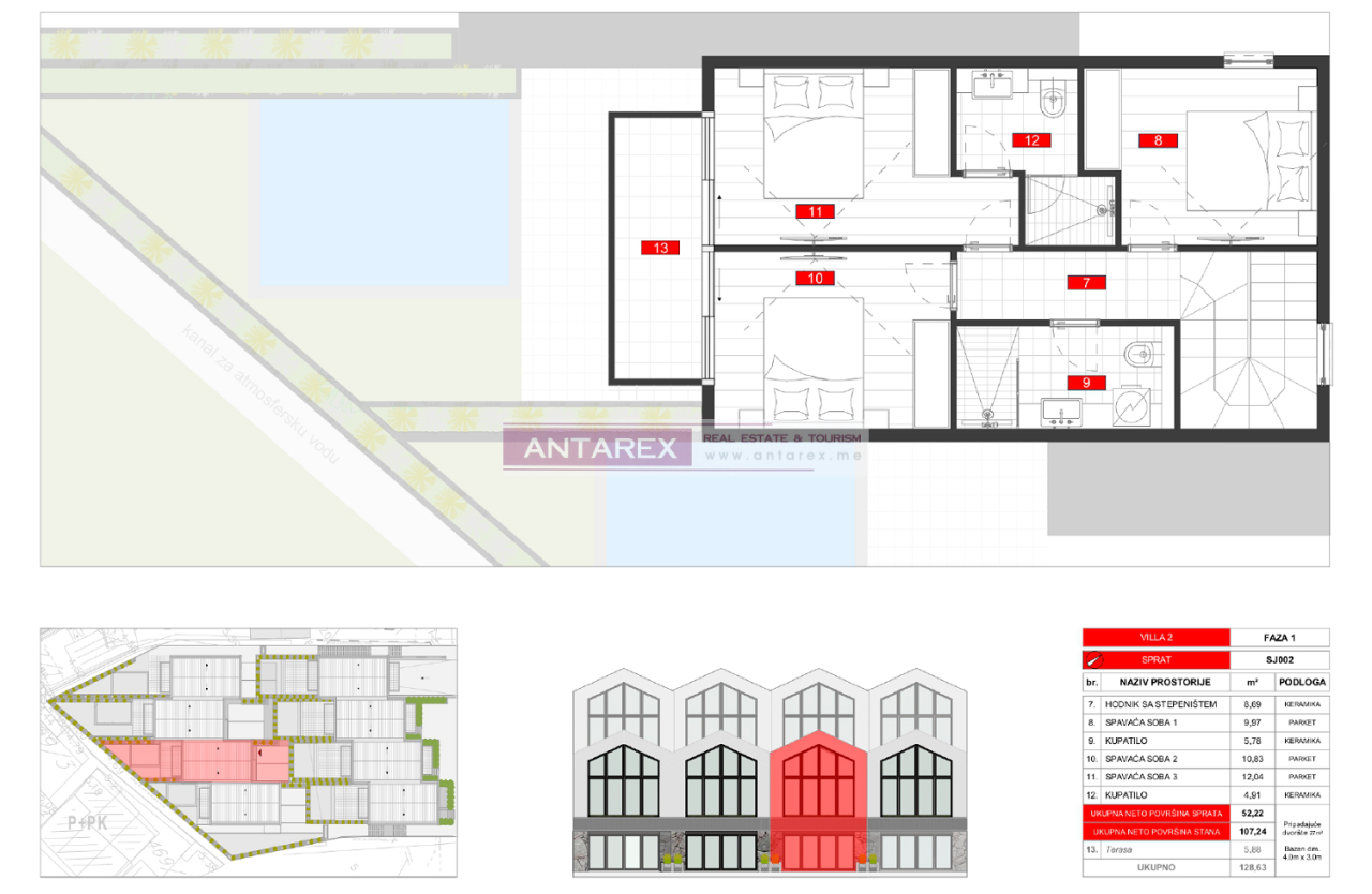 Villa in Tivat, Montenegro, 123 m² - Foto 17