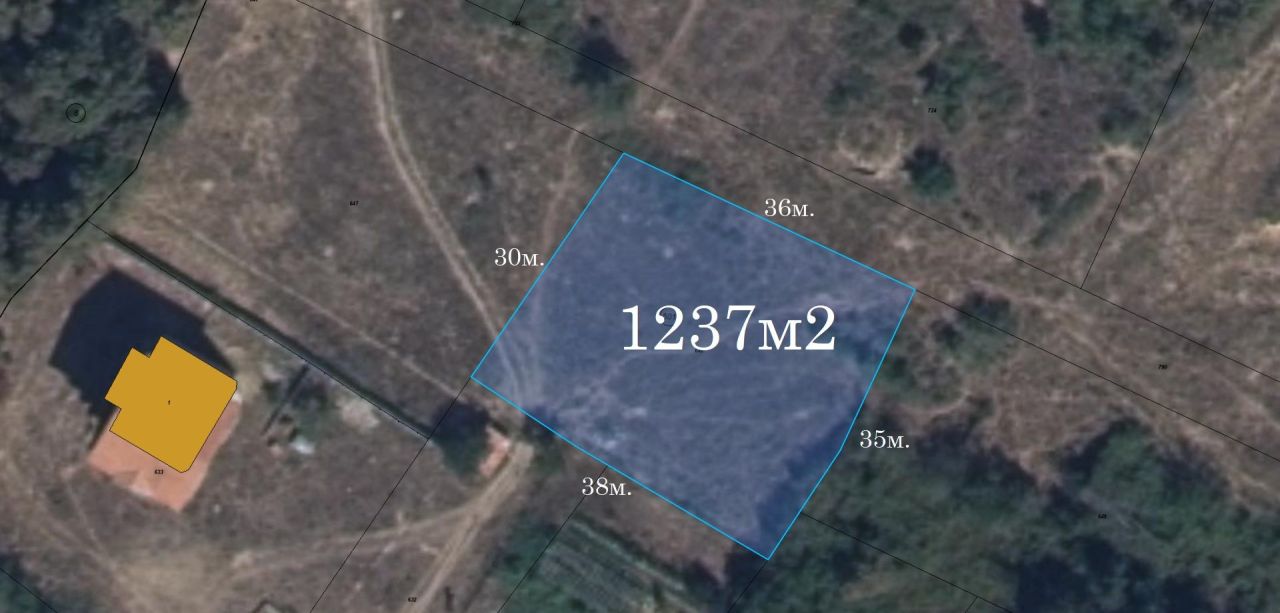Grundstück in Dyulino, Bulgarien, 1 237 m² - Foto 1