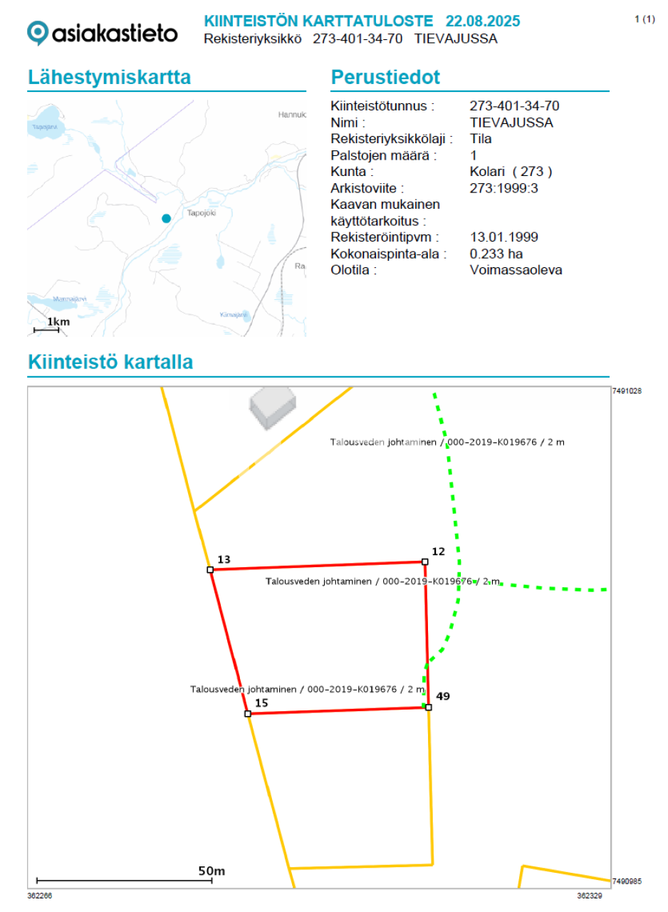 Grundstück in Kolari, Finnland, 2 330 m² - Foto 1