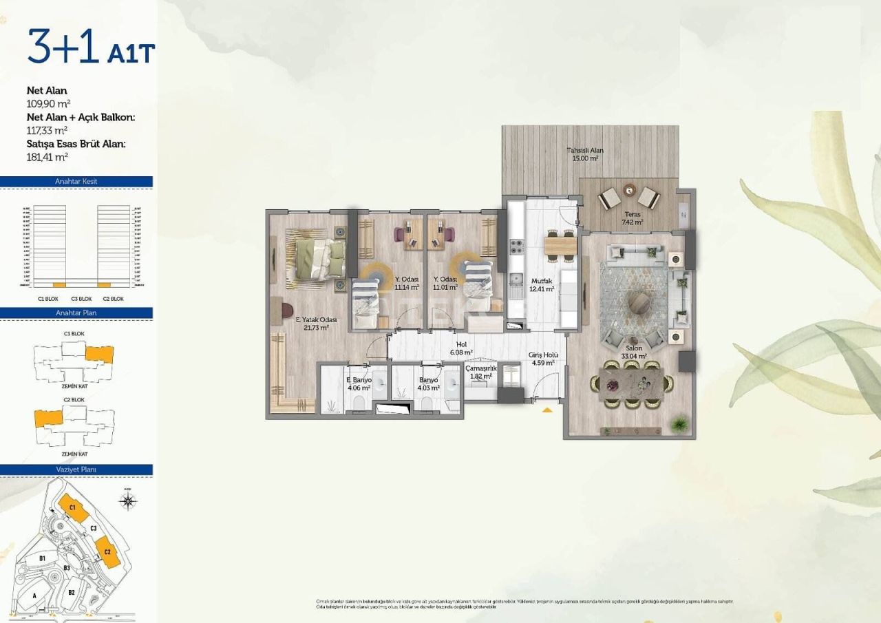 Appartement à Istanbul, Turquie, 267 m² - image 18