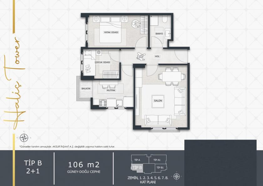 Flat in Eyup, Turkey, 98 m² - picture 10