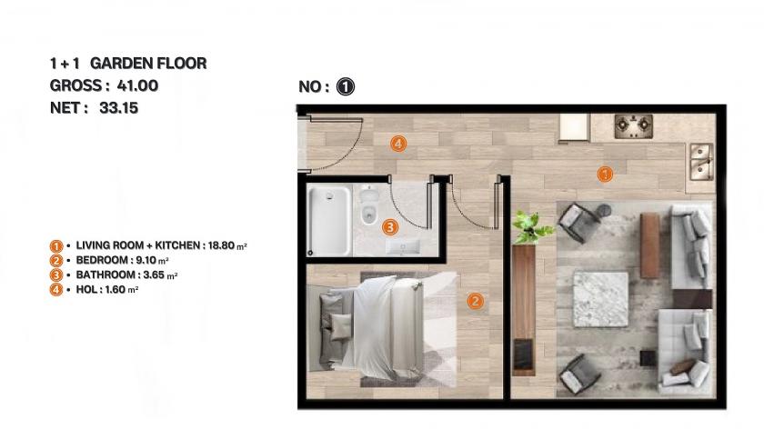 Appartamento a Istanbul, Turchia, 72 m² - foto 10