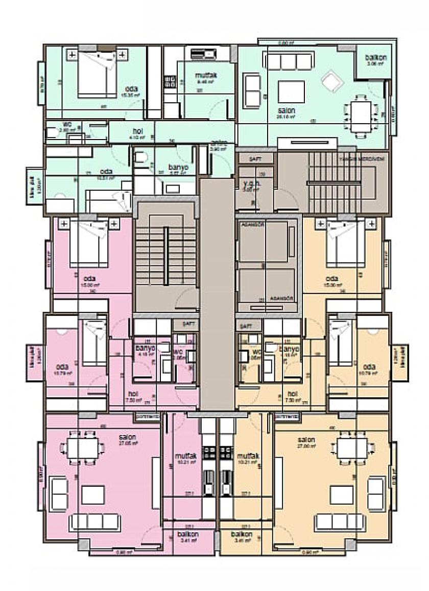 Piso en Estambul, Turquia, 120 m² - imagen 11