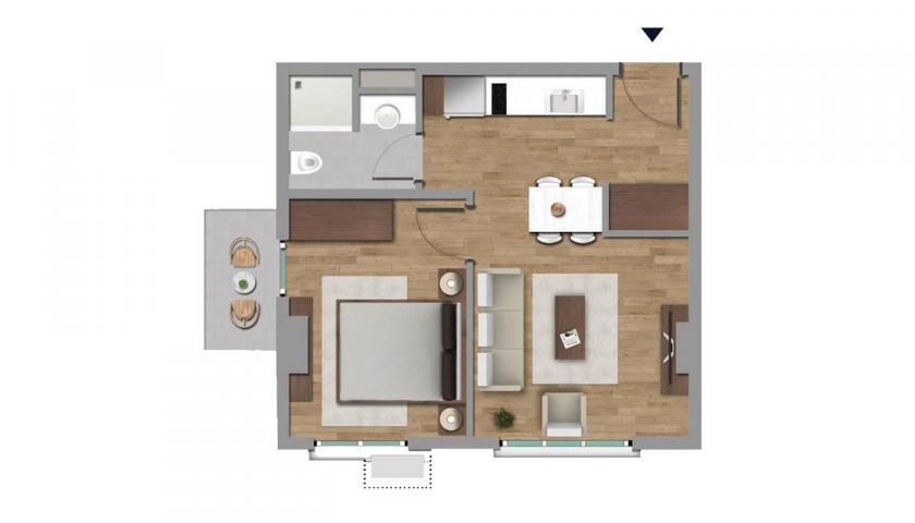 Wohnung in Istanbul, Türkei, 51 m² - Foto 12