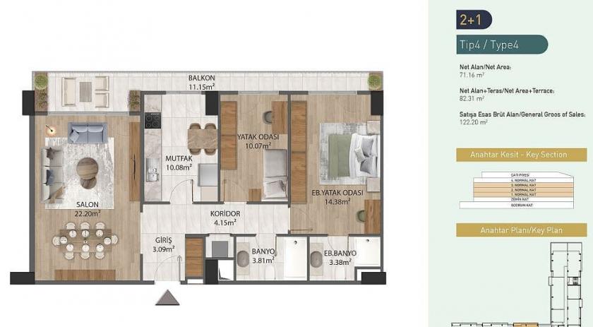 Flat in Eyup, Turkey, 280 m² - picture 15