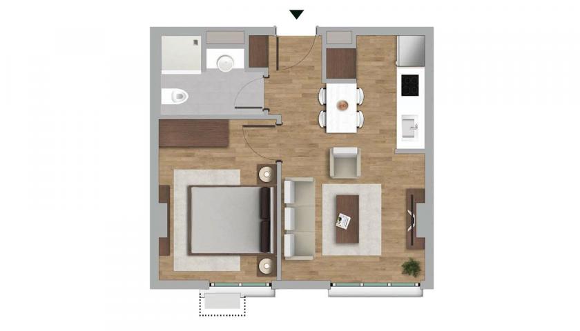 Wohnung in Istanbul, Türkei, 51 m² - Foto 16