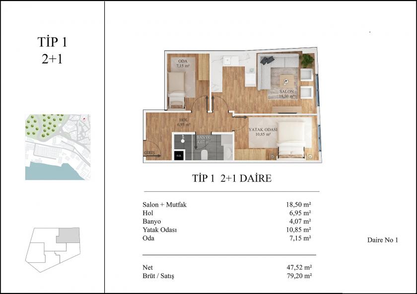 Ático en Estambul, Turquia, 132 m² - imagen 16