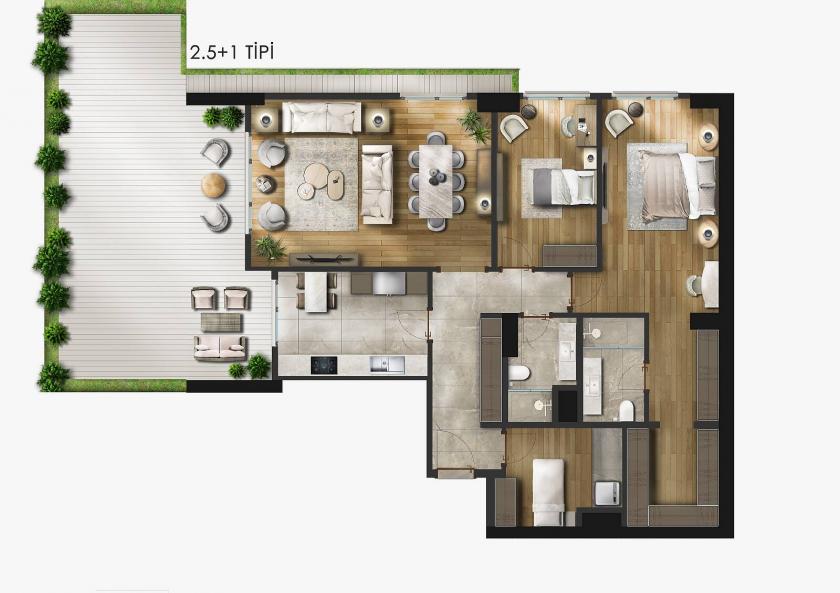 Piso en Estambul, Turquia, 132 m² - imagen 15