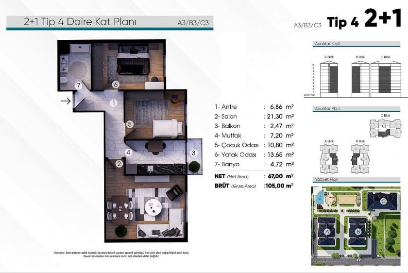 Flat in Eyup, Turkey, 90 m² - picture 17