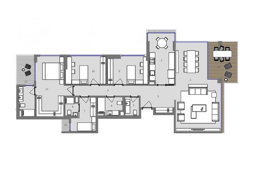 Piso en Eyup, Turquia, 239 m² - imagen 17