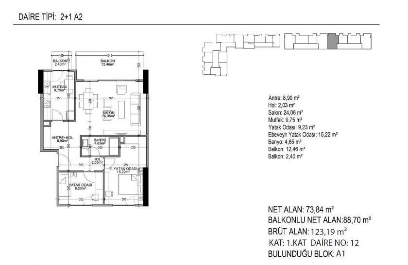 Flat in Istanbul, Turkey, 60 m² - picture 14