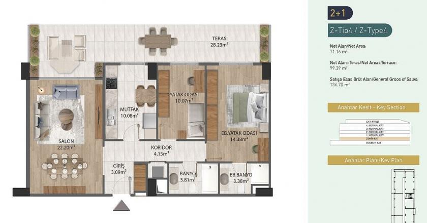 Flat in Eyup, Turkey, 280 m² - picture 16