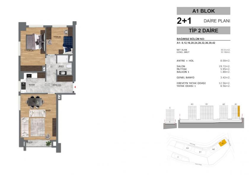 Appartement à Eyoup, Turquie, 96 m² - image 18