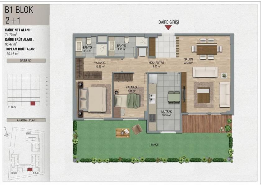 Flat in Pendik, Turkey, 81 m² - picture 18