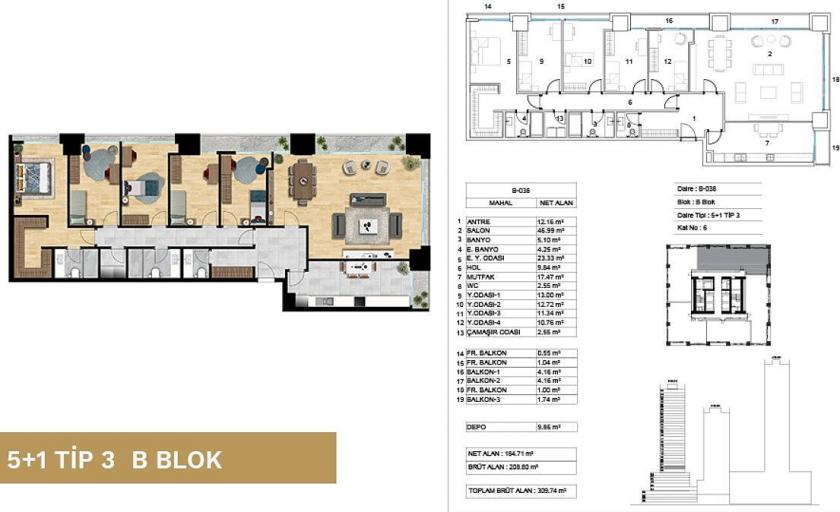 Appartamento ad Ataşehir, Turchia, 233 m² - foto 17