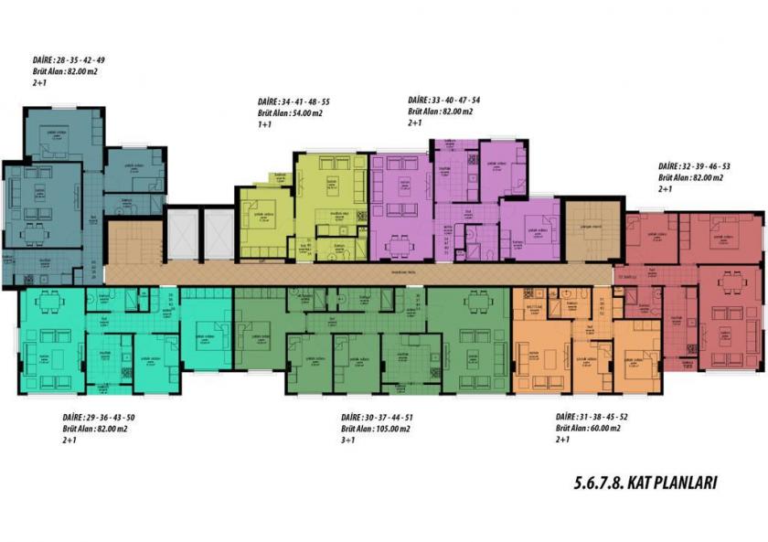Piso en Eyup, Turquia, 82 m² - imagen 19