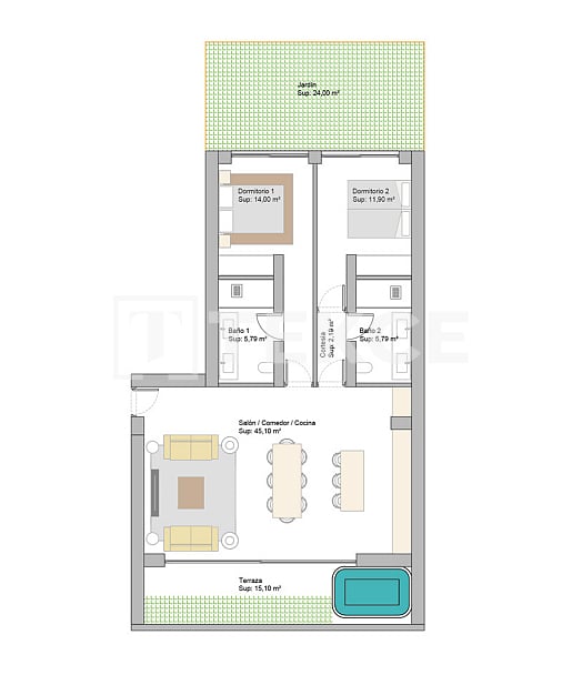 Appartement à Marbella, Espagne, 125 m² - image 17