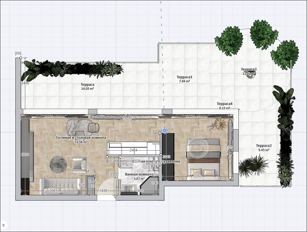 Flat at Sunny Beach, Bulgaria, 93.8 m² - picture 3