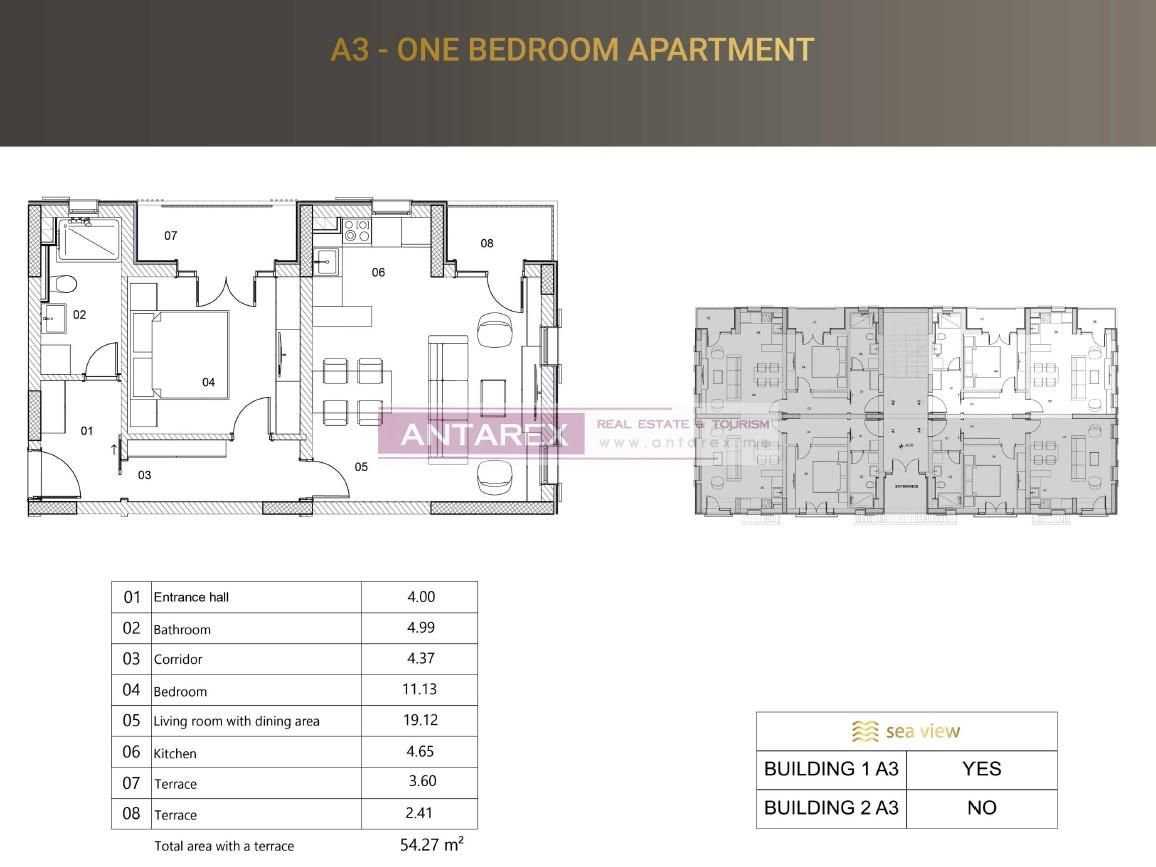 Apartamento en Risan, Montenegro, 49 m² - imagen 11