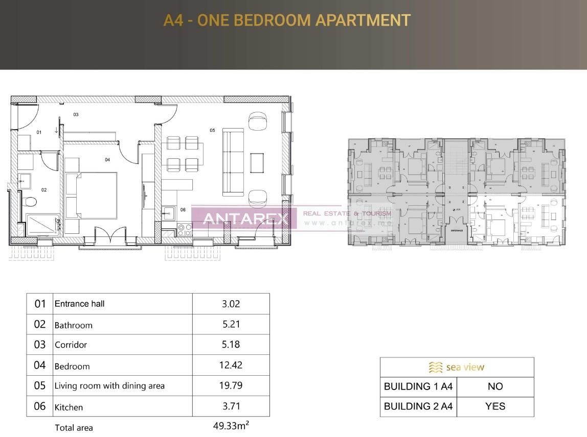 Apartamento en Risan, Montenegro, 49 m² - imagen 12