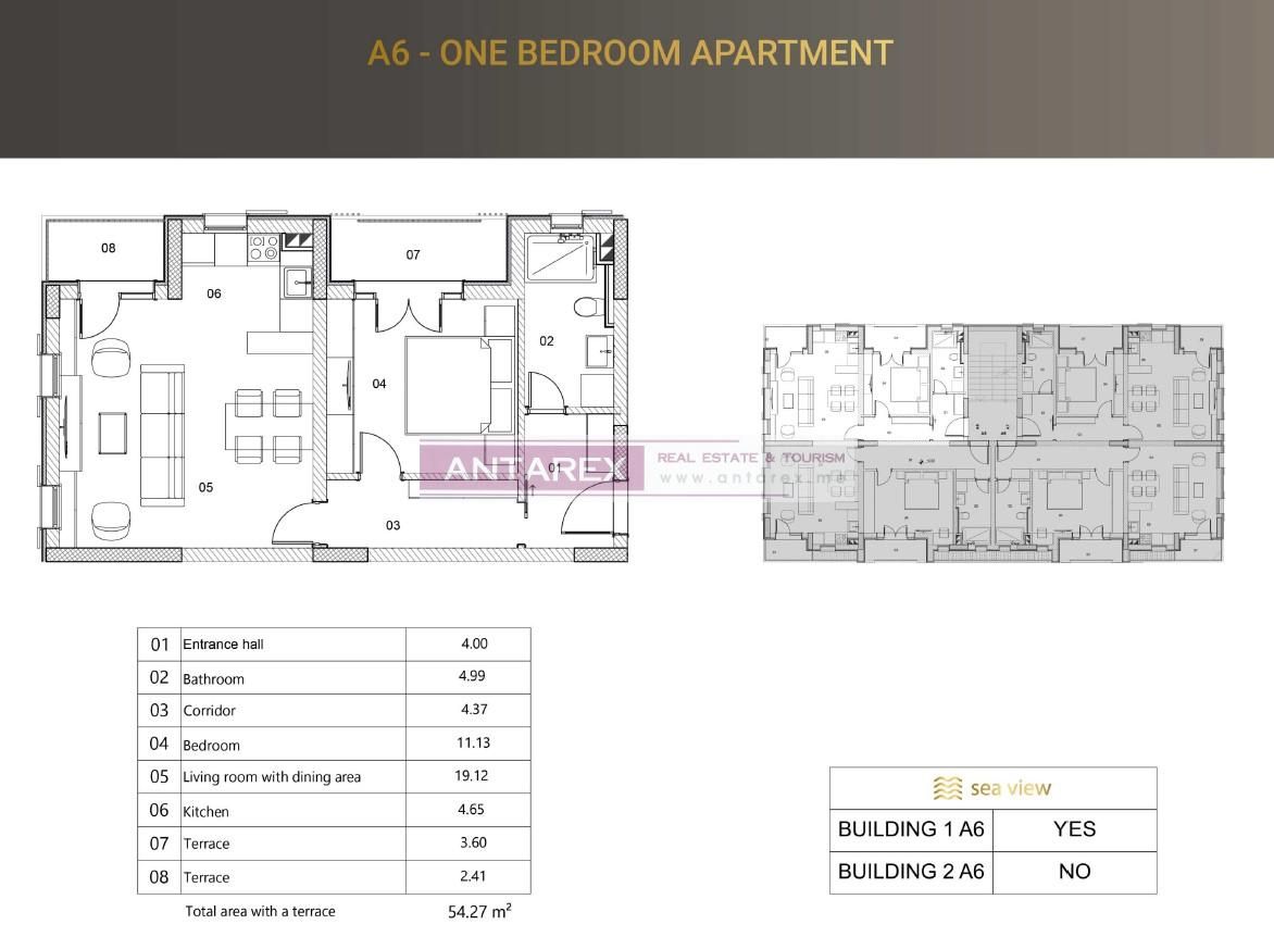 Apartment in Risan, Montenegro, 59 m² - picture 14