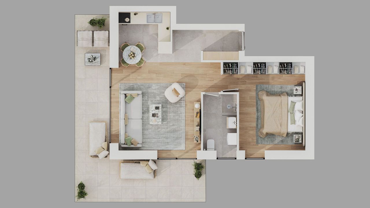 Appartement à Hévíz, Hongrie, 59 m² - image 3