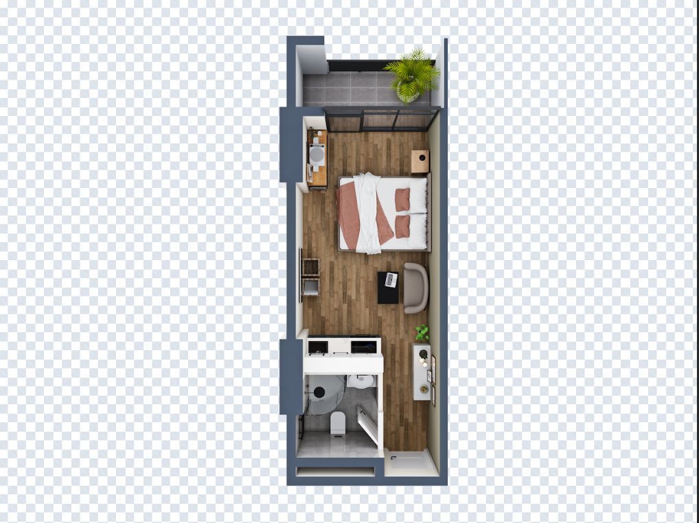 Piso en Batumi, Georgia, 27.9 m² - imagen 1