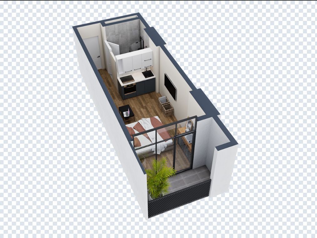 Piso en Batumi, Georgia, 27.9 m² - imagen 2